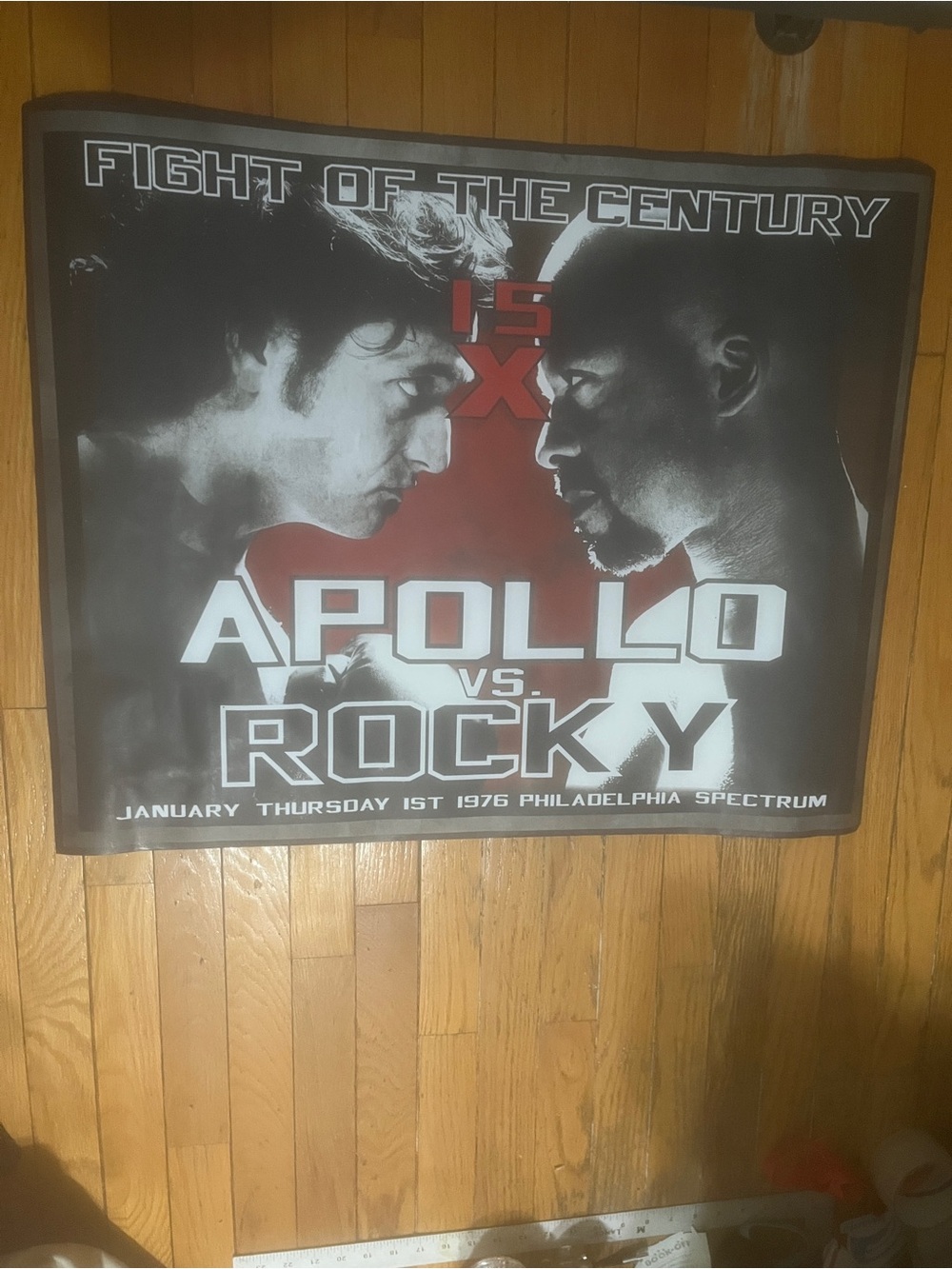 Apollo vs Rocky POSTER: Fight of the Century movie collectible great 29x23